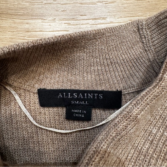 All Saints Ridley Cashmere Wool Blend Jumper Sweater S Small Women’s - Picture 8 of 11